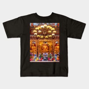 Po Lin Monastery, Lantau Island, Hong Kong Kids T-Shirt